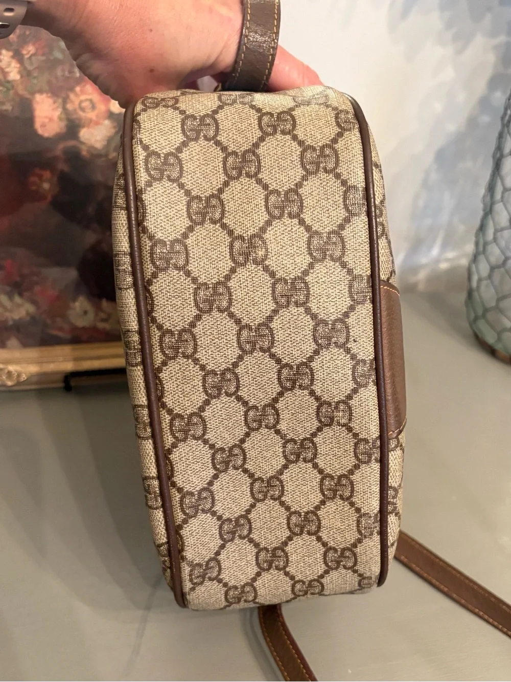 Vintage Gucci GG Sherry line Web Stripe Crossbody